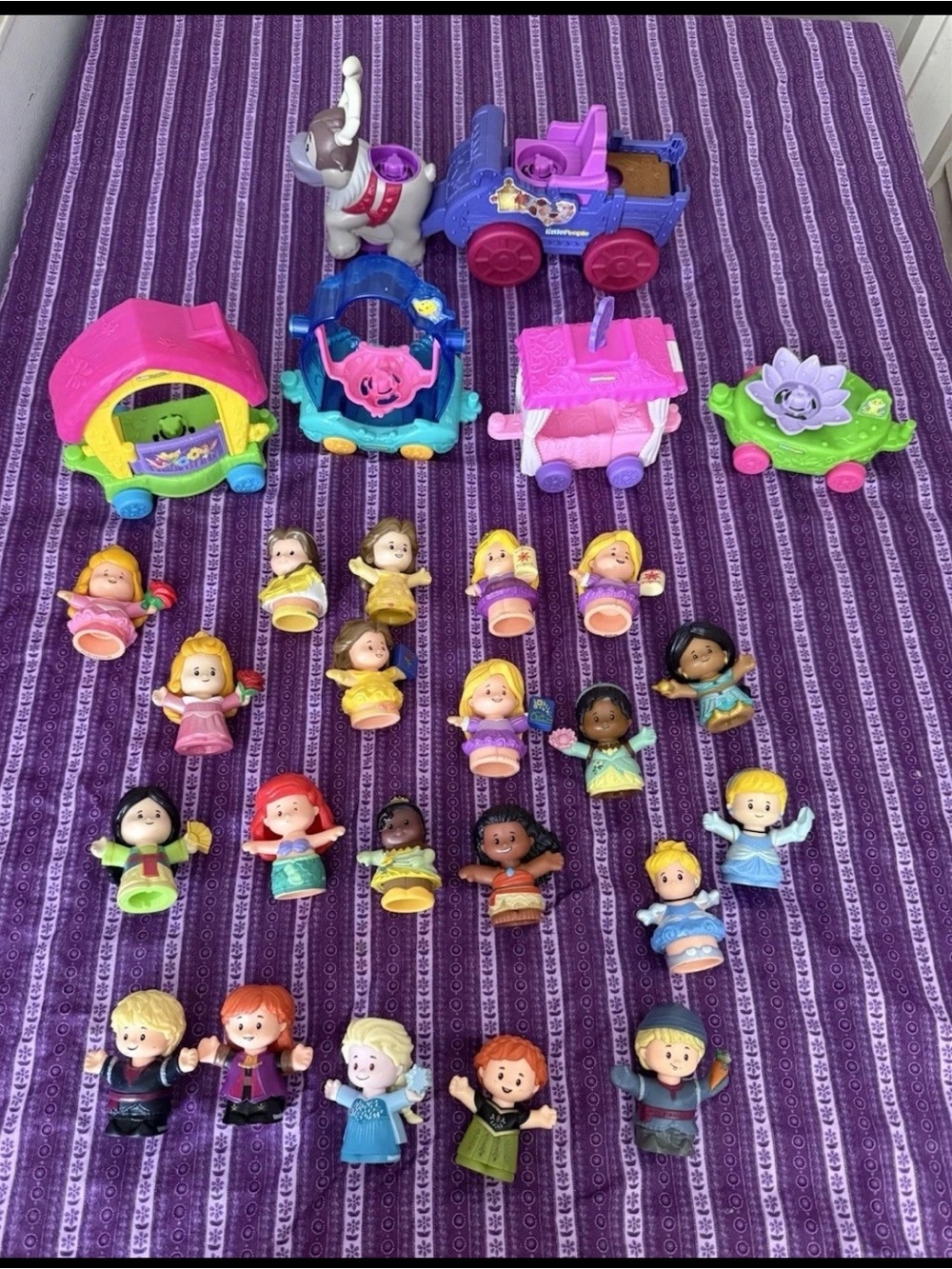 Fisher price little people disney princess lot